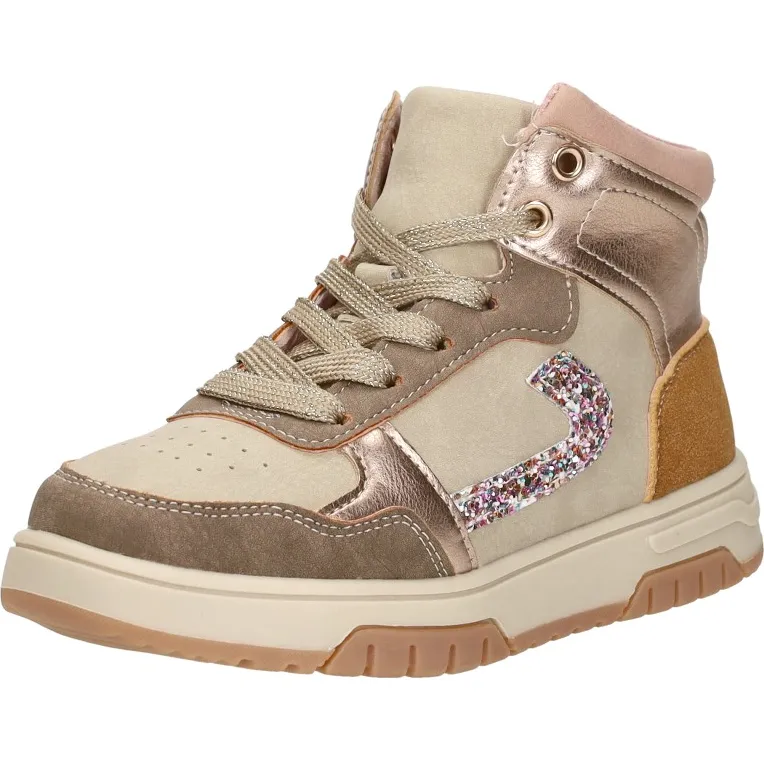 Keq veterschoen hoog beige, foto 3