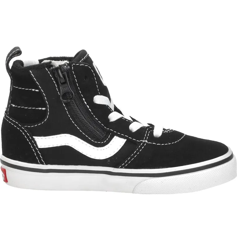 Vans Ashwood Hi Decon Side Zip sneaker zwart