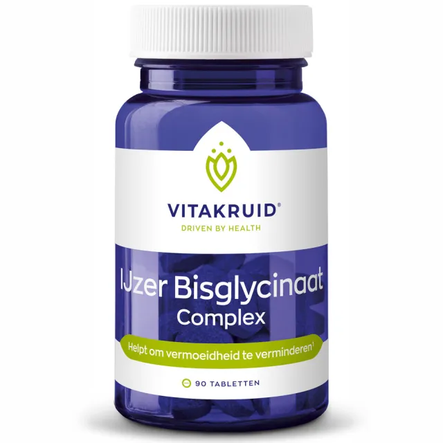 Vitakruid IJzer Bisglycinaat Complex 90 tabletten
