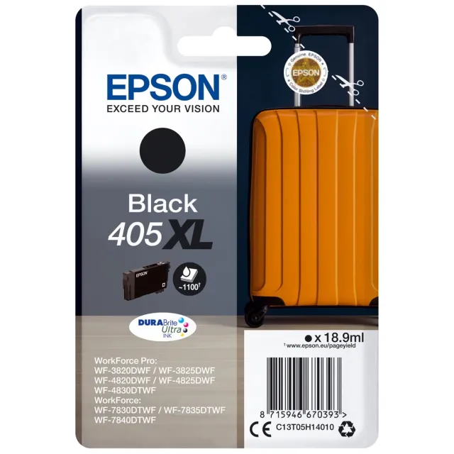 Epson 405XL inktcartridge zwart