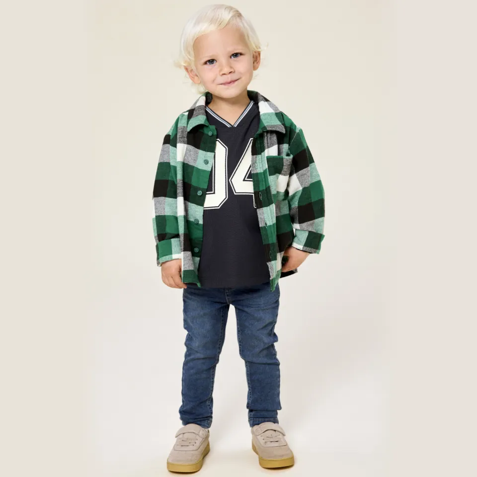 NAME IT MINI geruit overhemd - groen, foto 4
