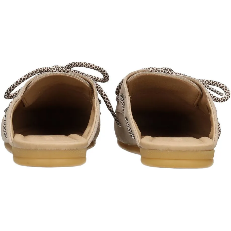Poelman Loes suède muiltjes- beige, foto 4