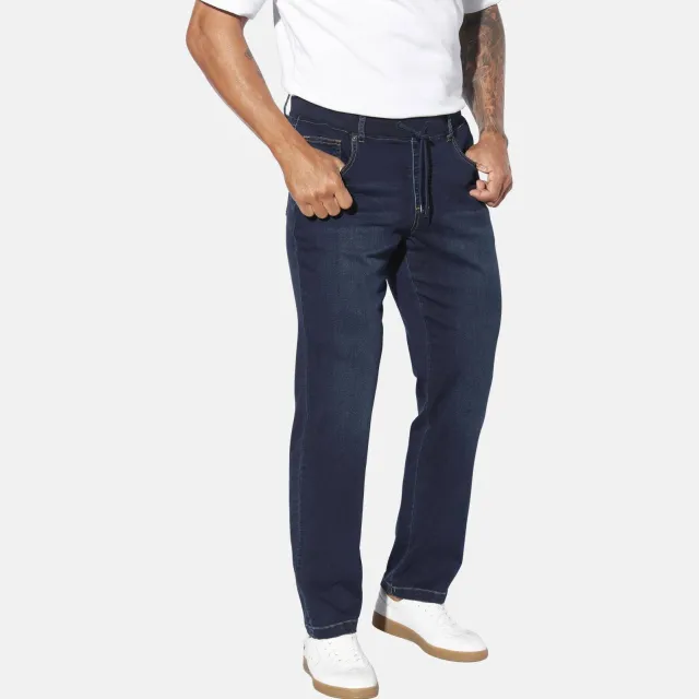 Jan Vanderstorm HARLUND regular straight leg jeans donkerblauw