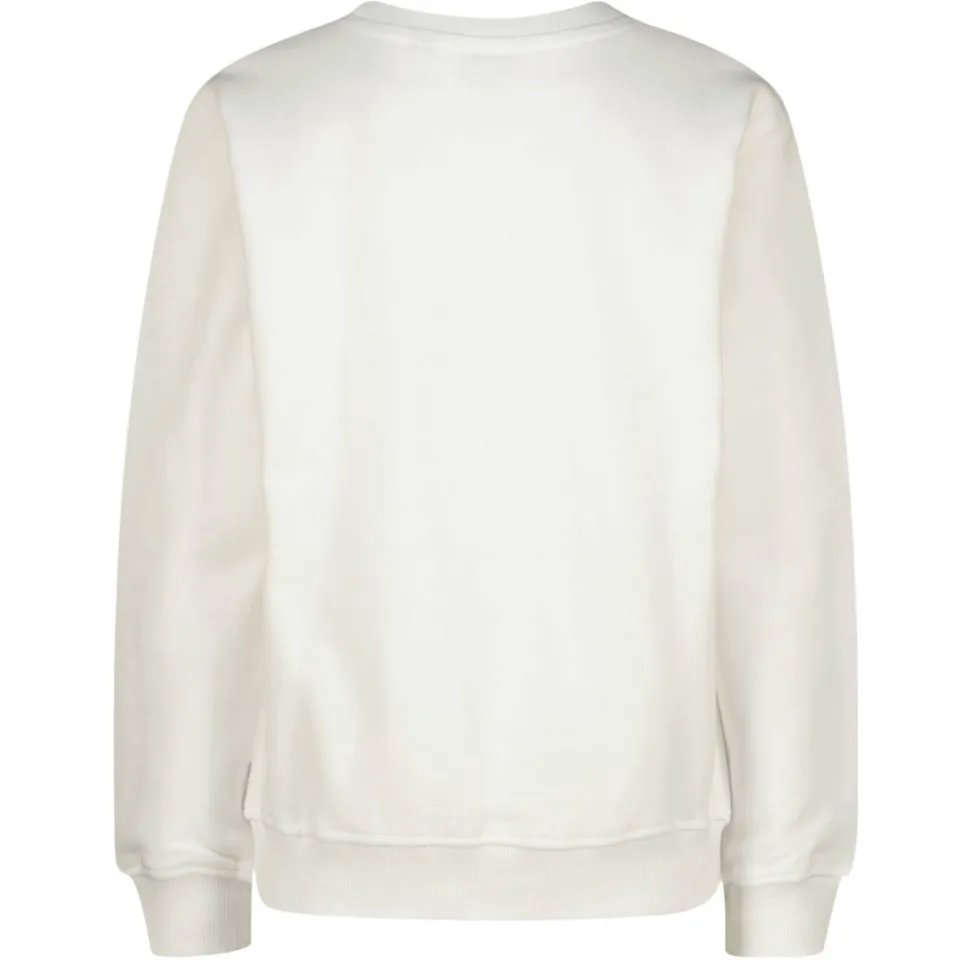 Raizzed sweater met logo - wit, foto 4