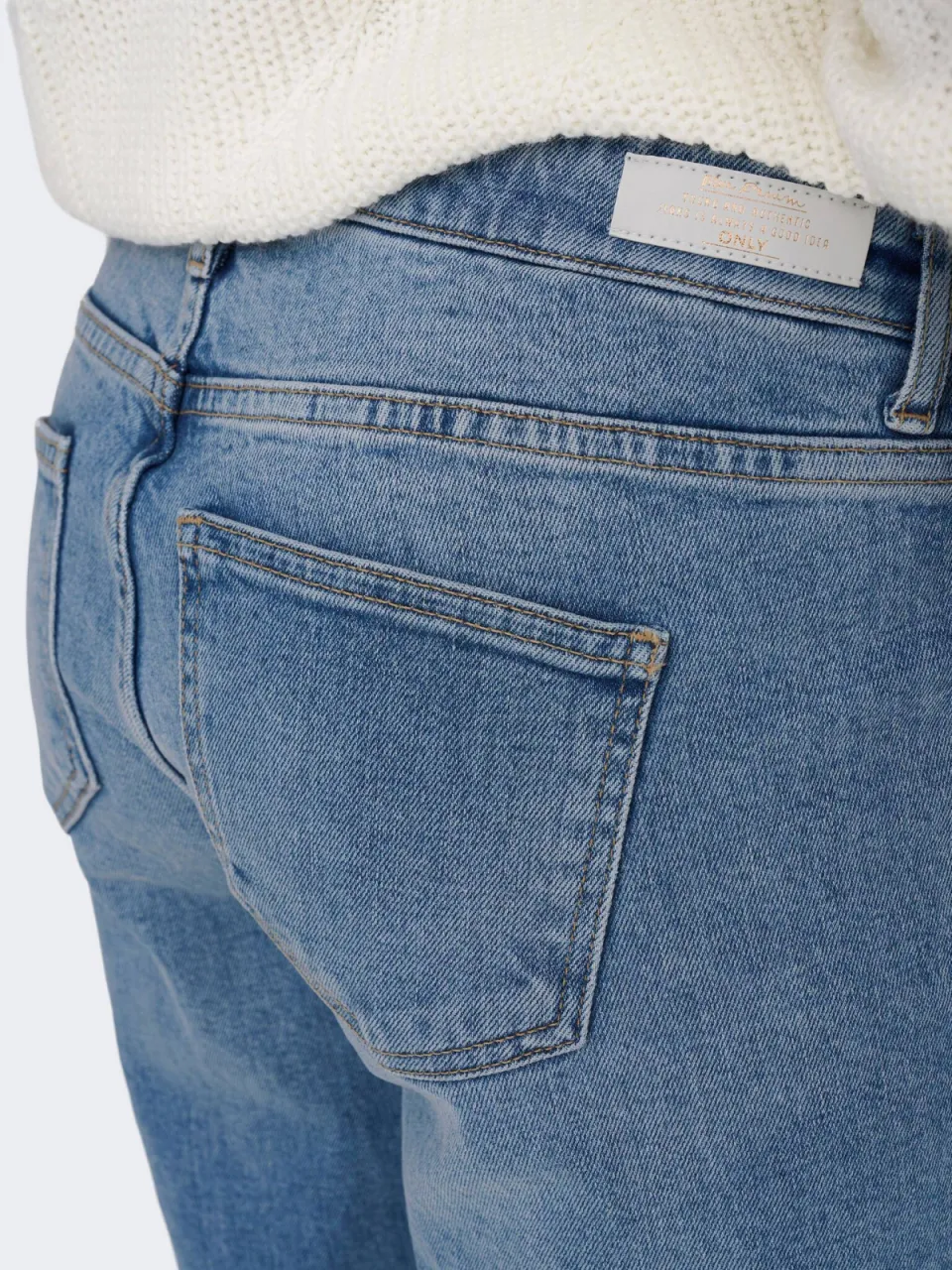 Only MATERNITY high waist wide leg zwangerschapsjeans OLMJUICY medium blue, foto 5