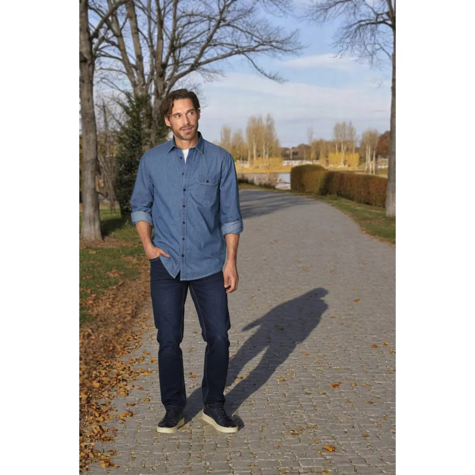 Babista OLAR overhemd Plus Size +FIT Collectie - lichtblauw, foto 3