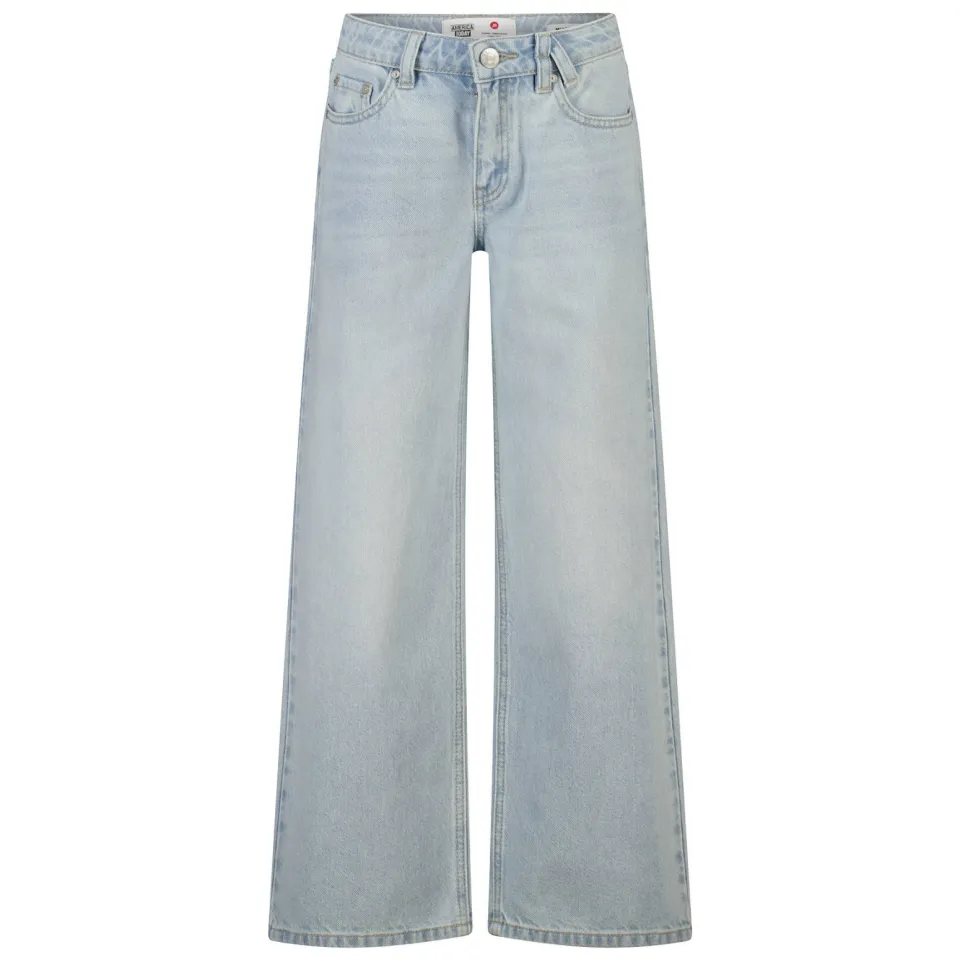 America Today wide leg jeans - light blue denim, foto 2