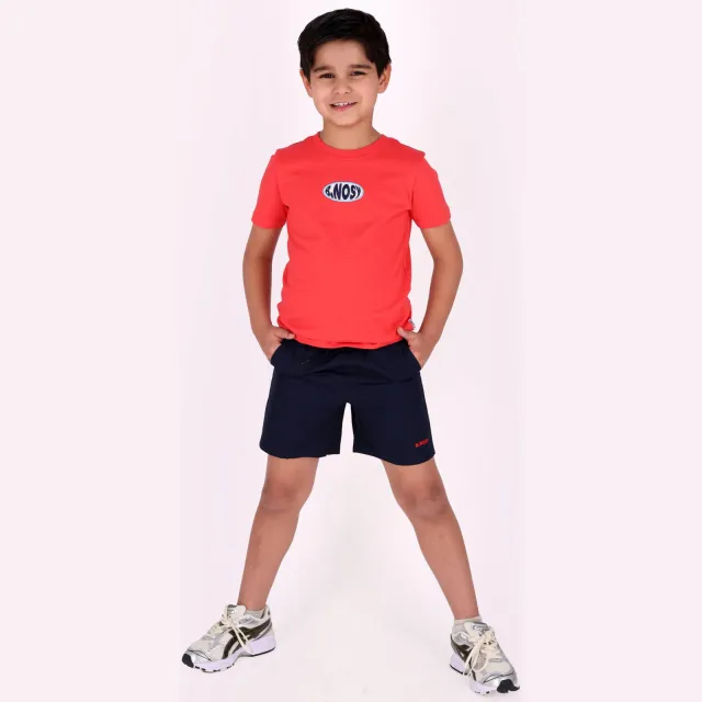 B.Nosy T-shirt met backprint rood