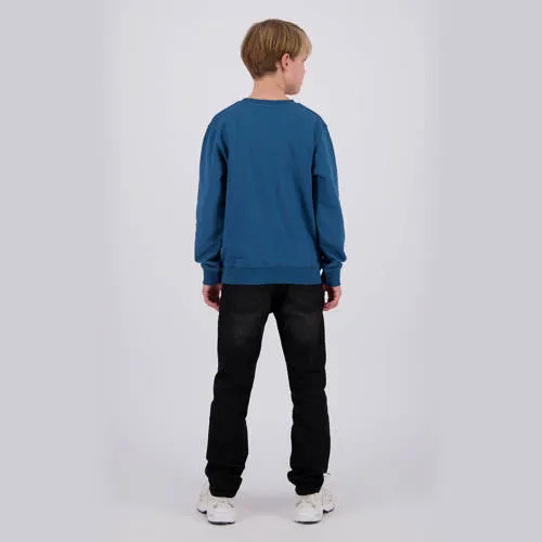 Raizzed sweater met logo - blauw, foto 3