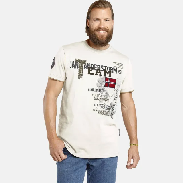 Jan Vanderstorm Sölve t-shirt wit, foto 2