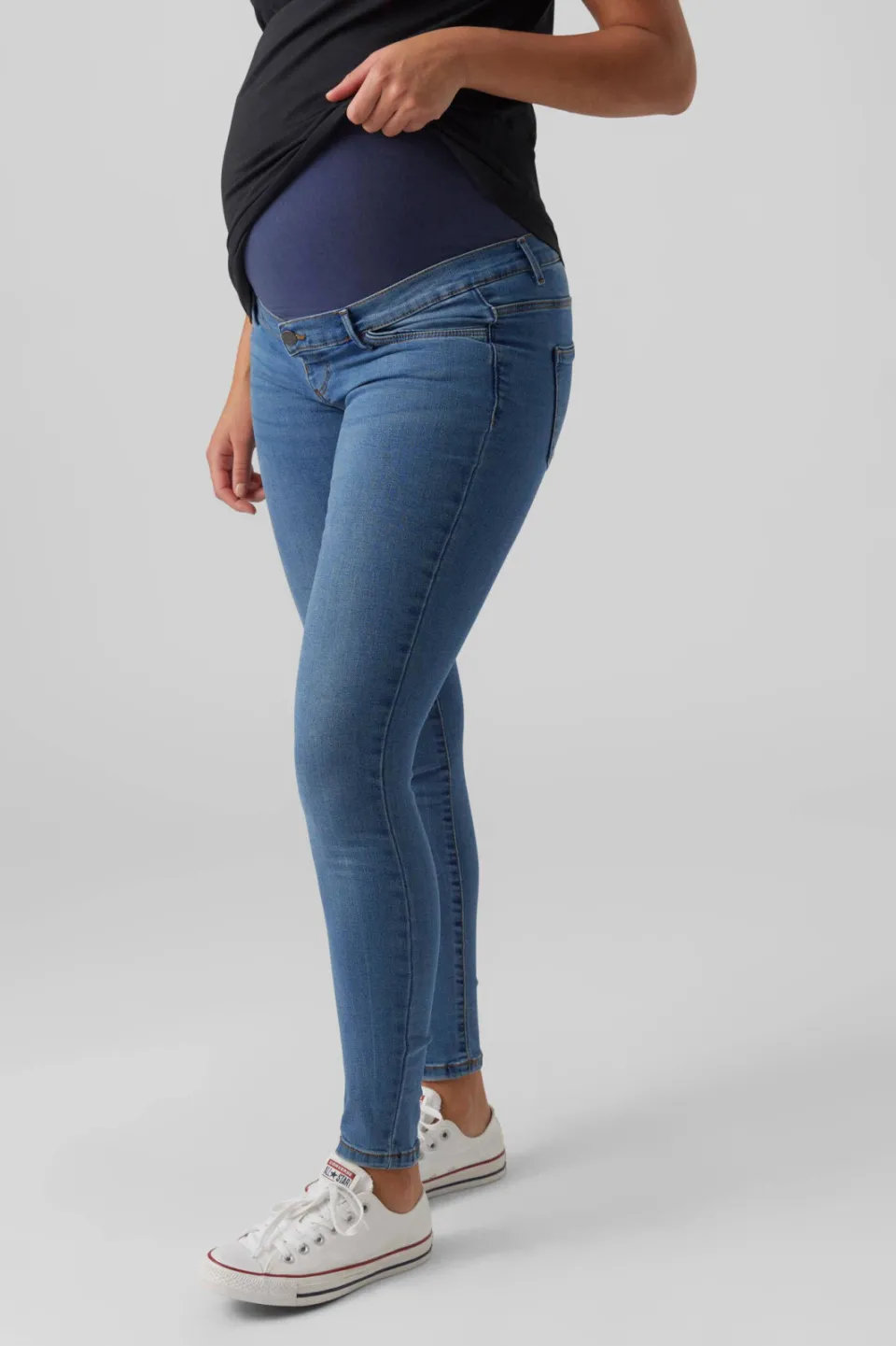 Vero Moda MATERNITY skinny zwangerschapsjeans VMMTANYA medium blue denim, foto 3