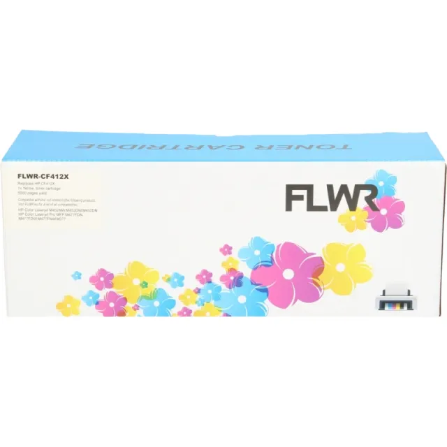 FLWR HP 410X geel (Compatible XXL)