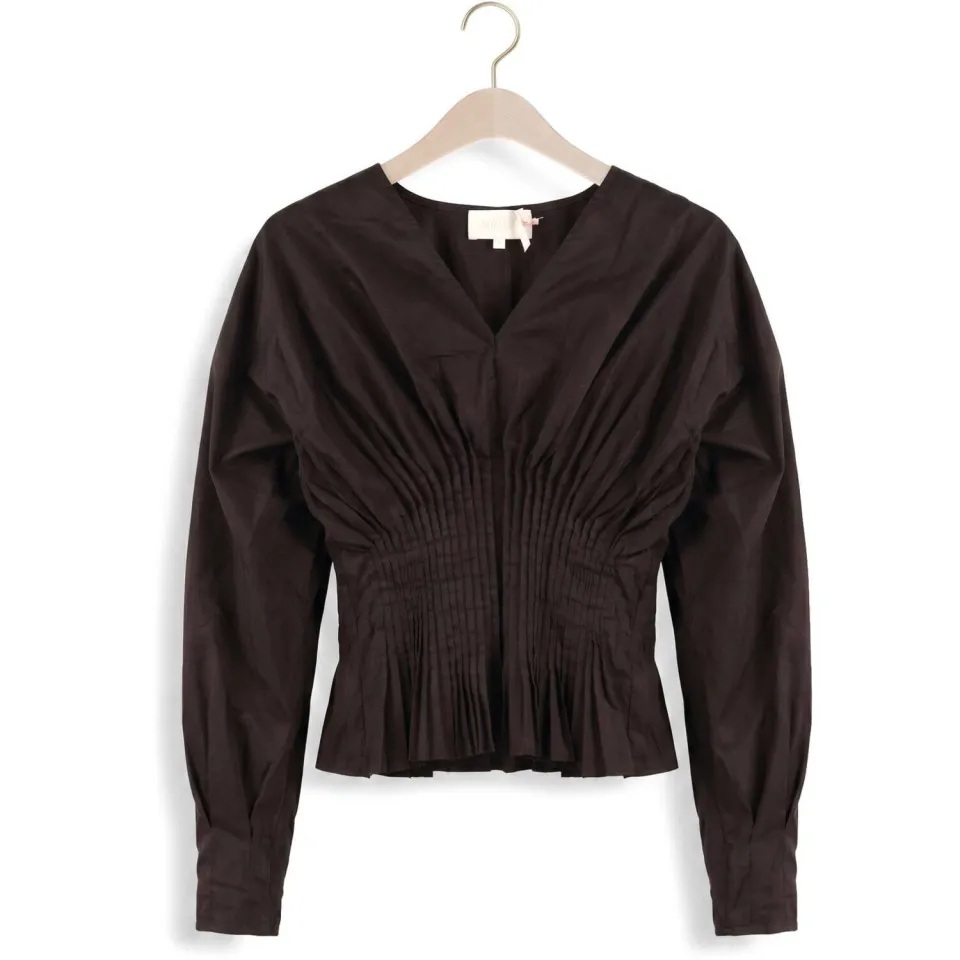 Notre-V NV-ISEL blouse bruin, foto 2