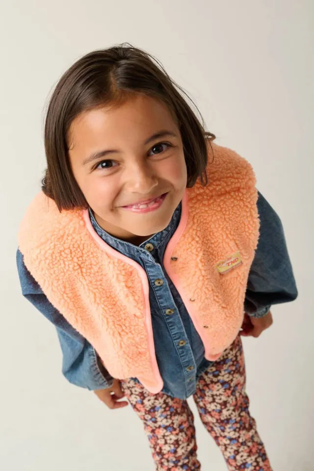 Tumble 'n Dry teddy bodywarmer oranje