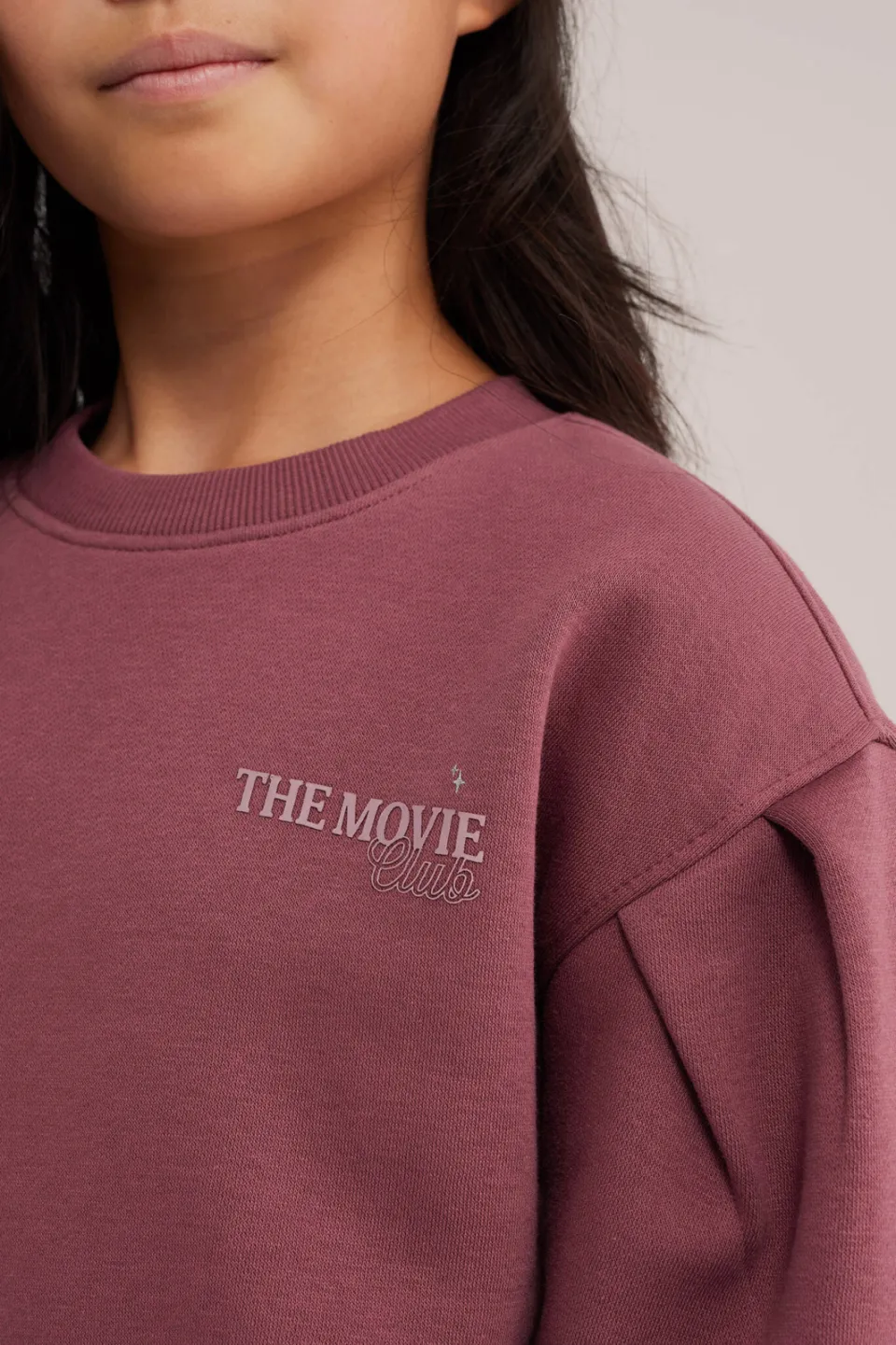 WE Fashion sweater met backprint - mauve, foto 5