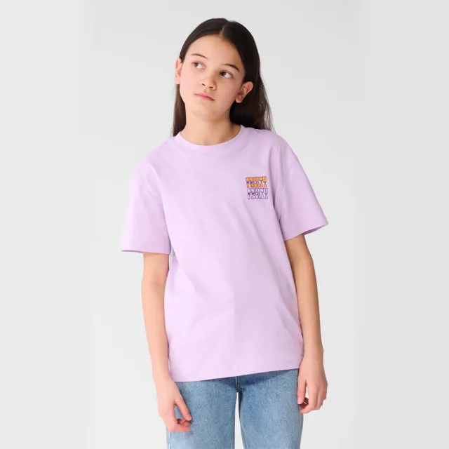 Shoeby T-shirt met backprint lila
