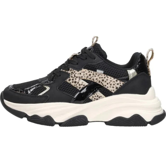 Sub55 lage sneakers zwart, foto 2