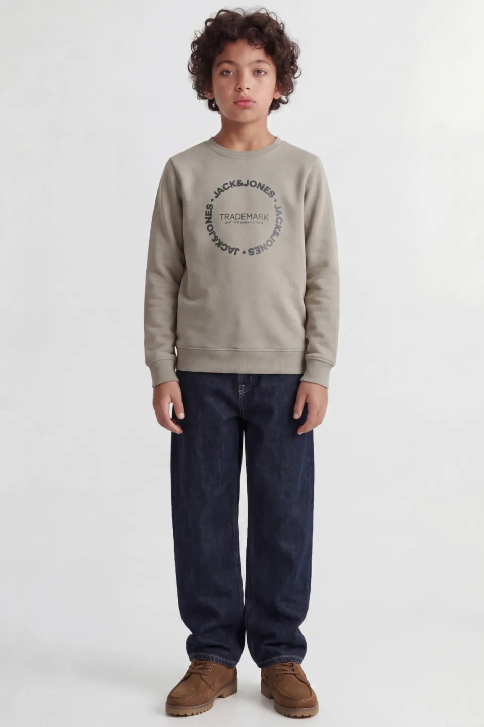 Jack & Jones JUNIOR sweater met tekst - groen, foto 6