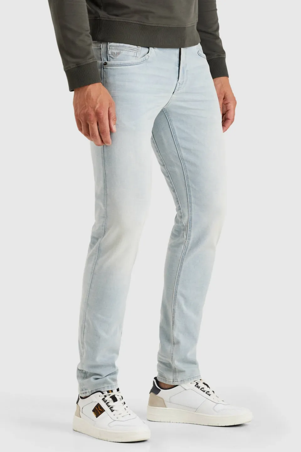 PME Legend TAILWHEEL slim fit jeans light blue denim, foto 3