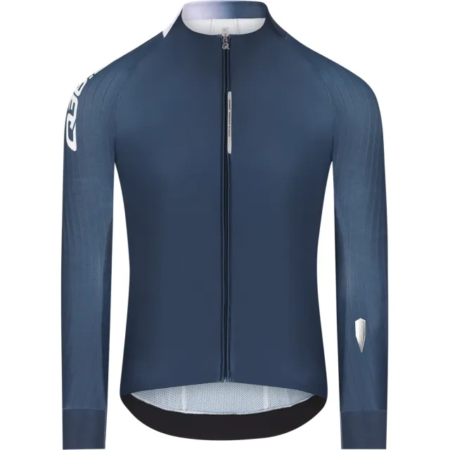 Q36.5 Gregarius Hybrid Collar Fade fietsshirtjack blauw, foto 2