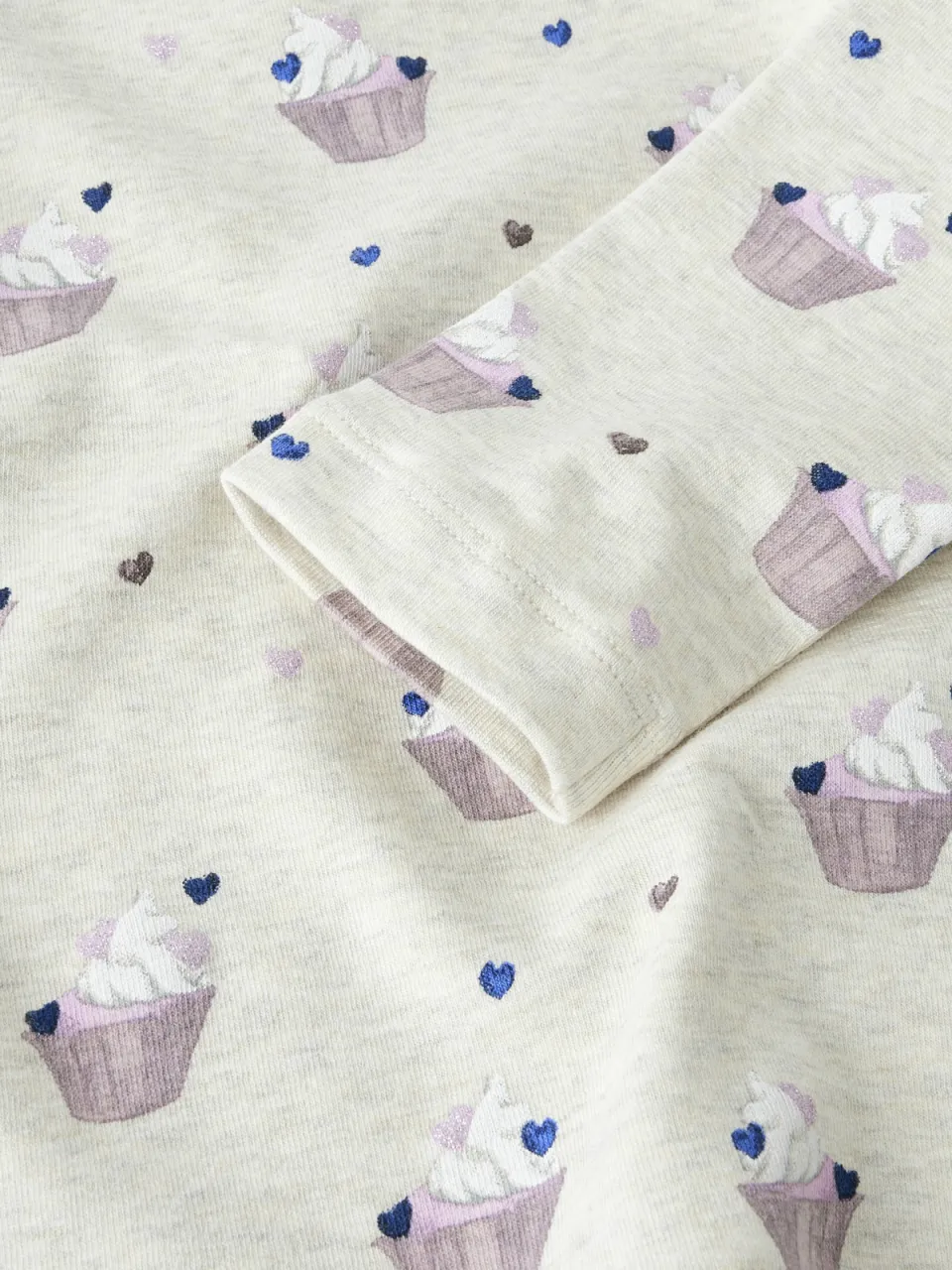 NAME IT MINI longsleeve ecru met all-over print, foto 3