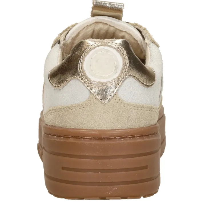 Sub55 lage veterschoenen beige, foto 4