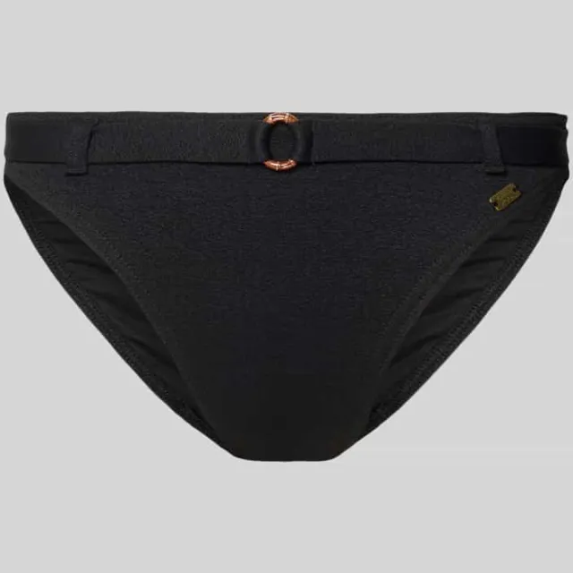 Banana Moon Bikinibroekje met label-detail model 'DITA' zwart, foto 2
