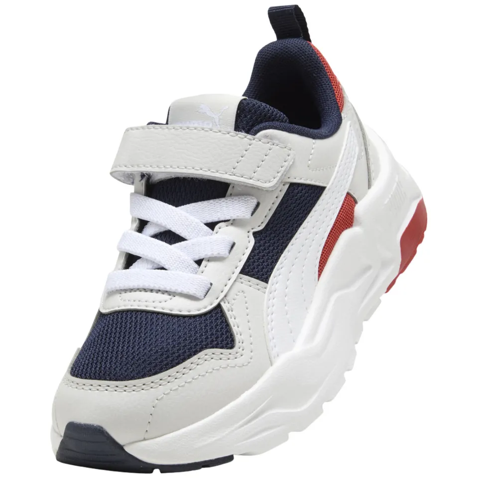 Puma Trinity 2 LT sneakers met klittenband meerkleurig donkerblauw/wit, foto 5