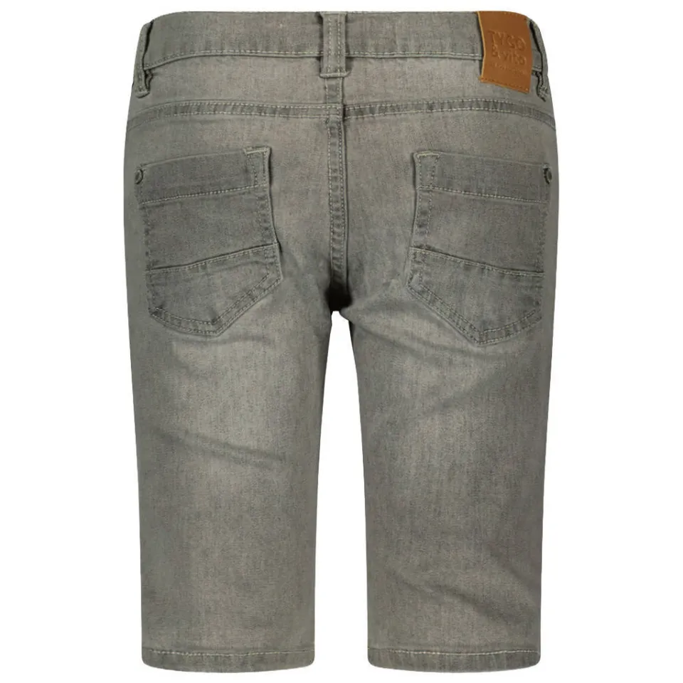 TYGO & vito Quinn regular denim short lichtgrijs, foto 3