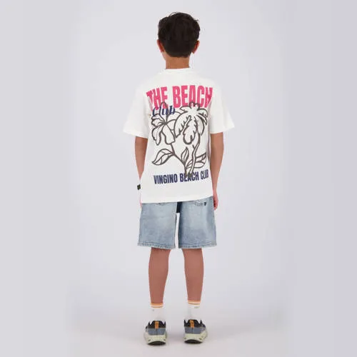 Vingino t-shirt met backprint wit, foto 5