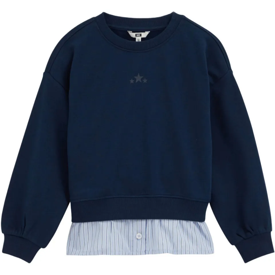 WE Fashion sweater met sterren - donkerblauw, foto 2