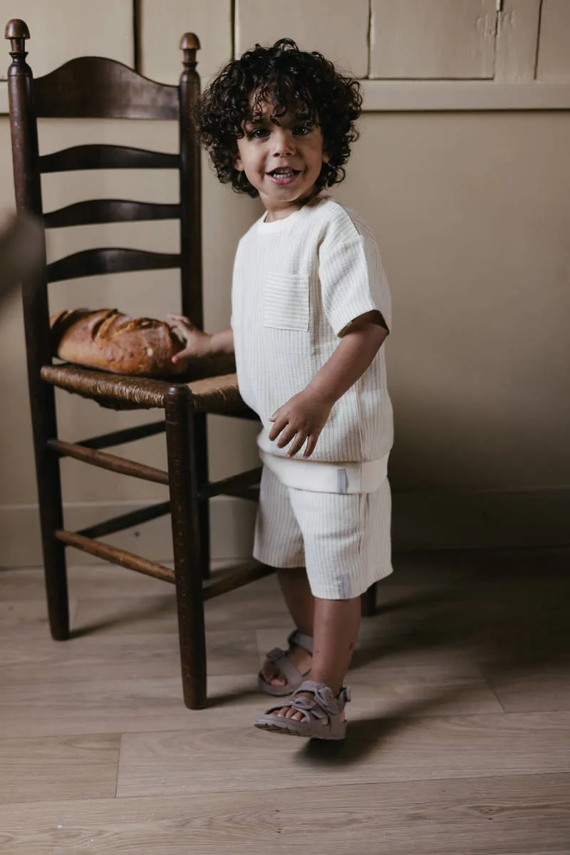 LEVV Little korte broek beige Ecru