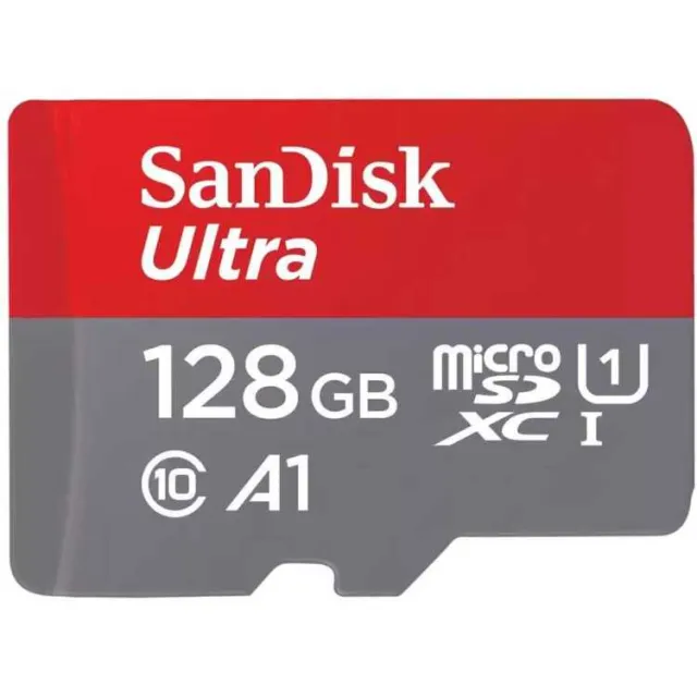 Sandisk Ultra microSDXC 128 GB geheugenkaart Rood