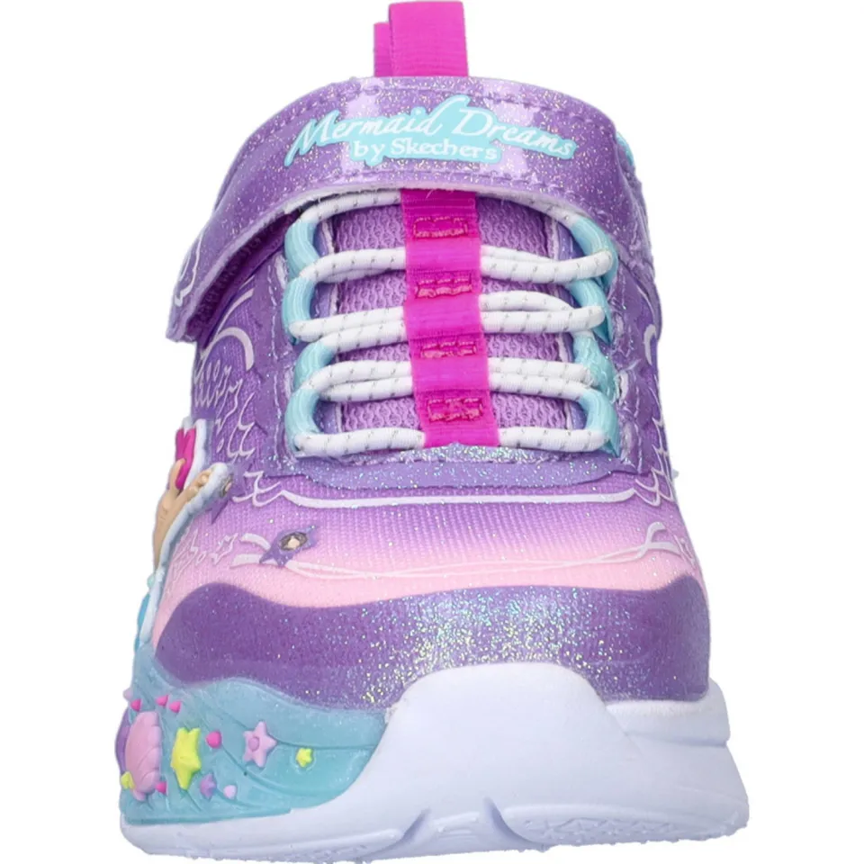 Skechers S Lights Mermaid Dreams sneakers met lichtjes lila, foto 5