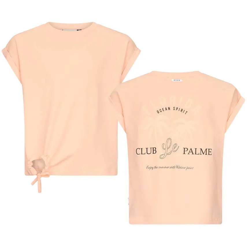 Retour Jeans T-shirt zachtoranje