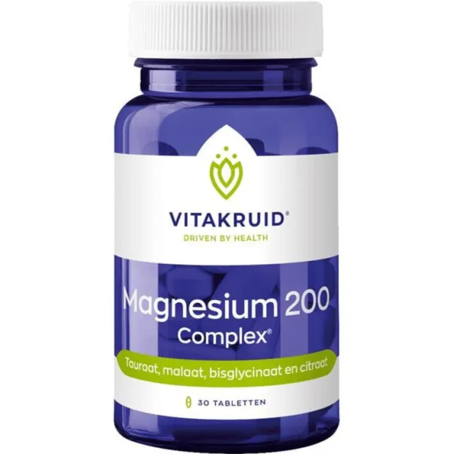 Vitakruid Magnesium 200 Complex 30 tabletten