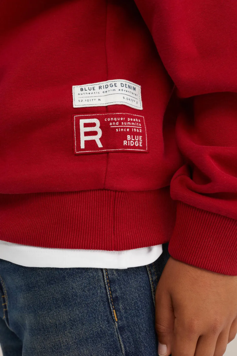 WE Fashion Blue Ridge sweater - rood, foto 6