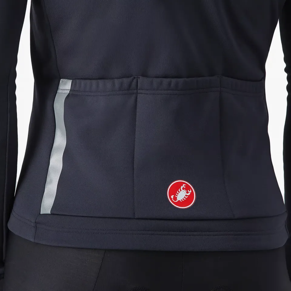 Castelli Entrata Thermal Jersey fietstrui blauw, foto 5