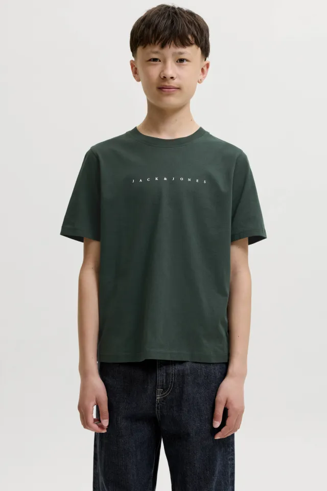 Jack & Jones t-shirt donkergroen Diep donkergroen