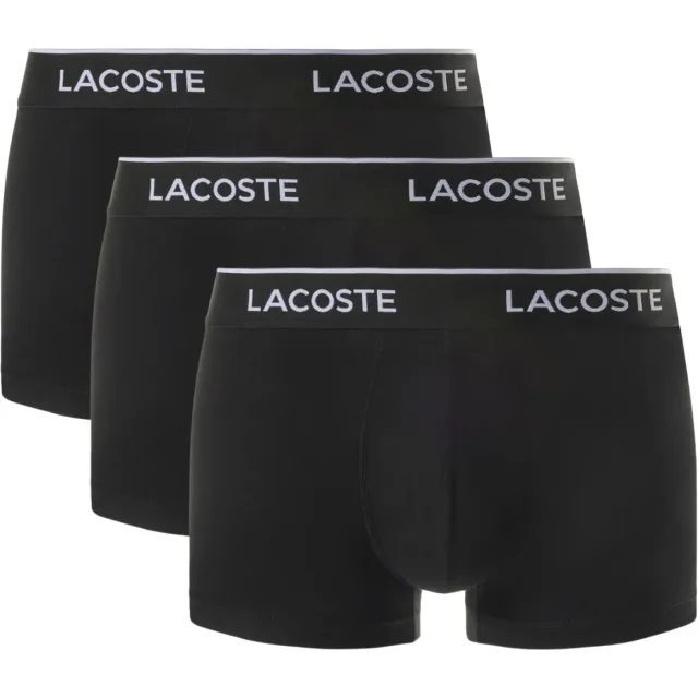 Lacoste 5H1300 boxershorts zwart (3-pack)