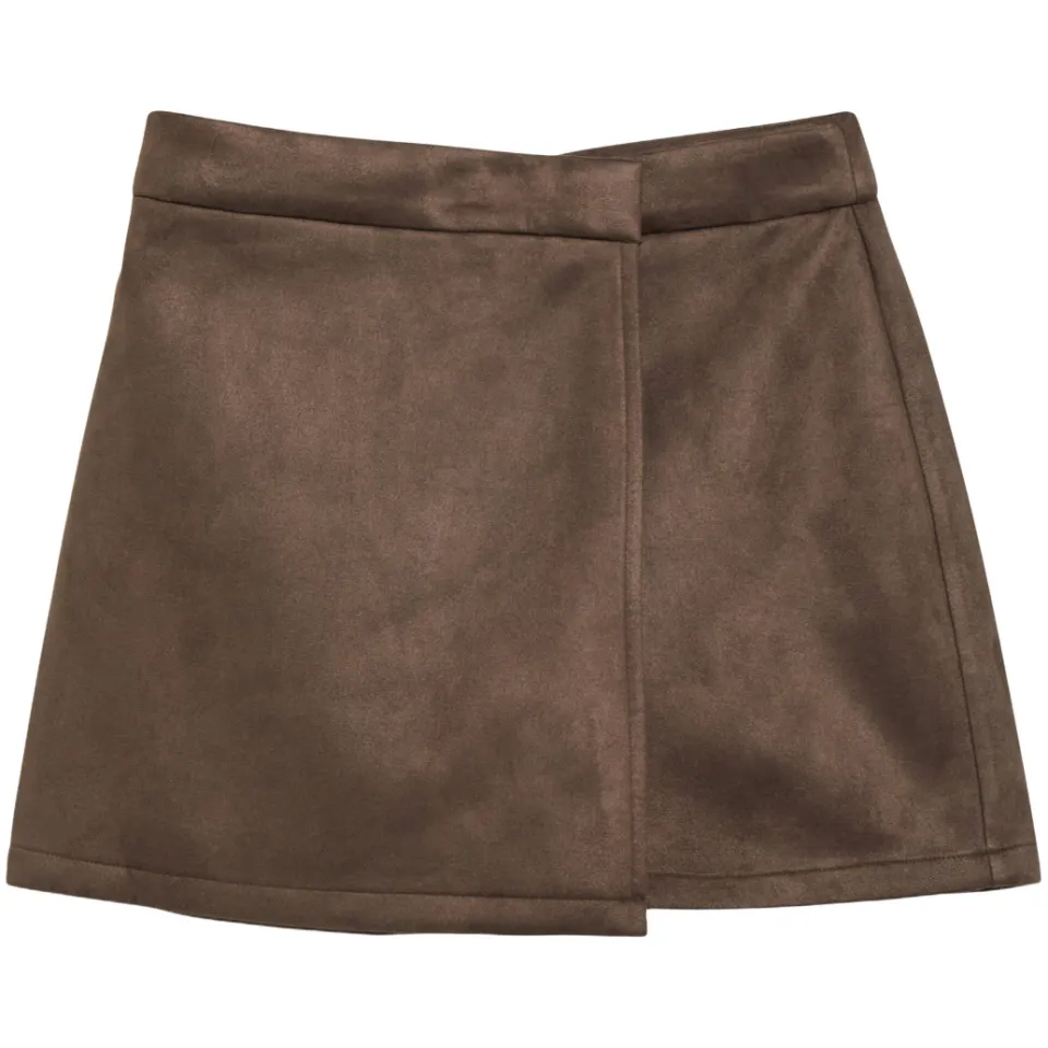S.Oliver suède skort donkerbruin, foto 2