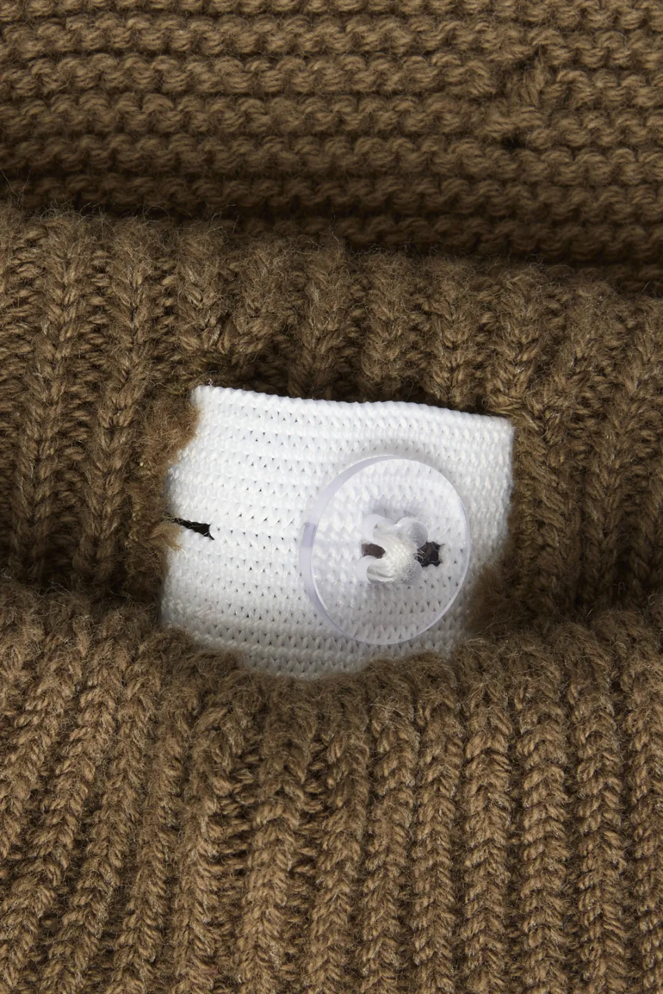 Lil' Atelier gebreide babybroek donkerbruin, foto 4