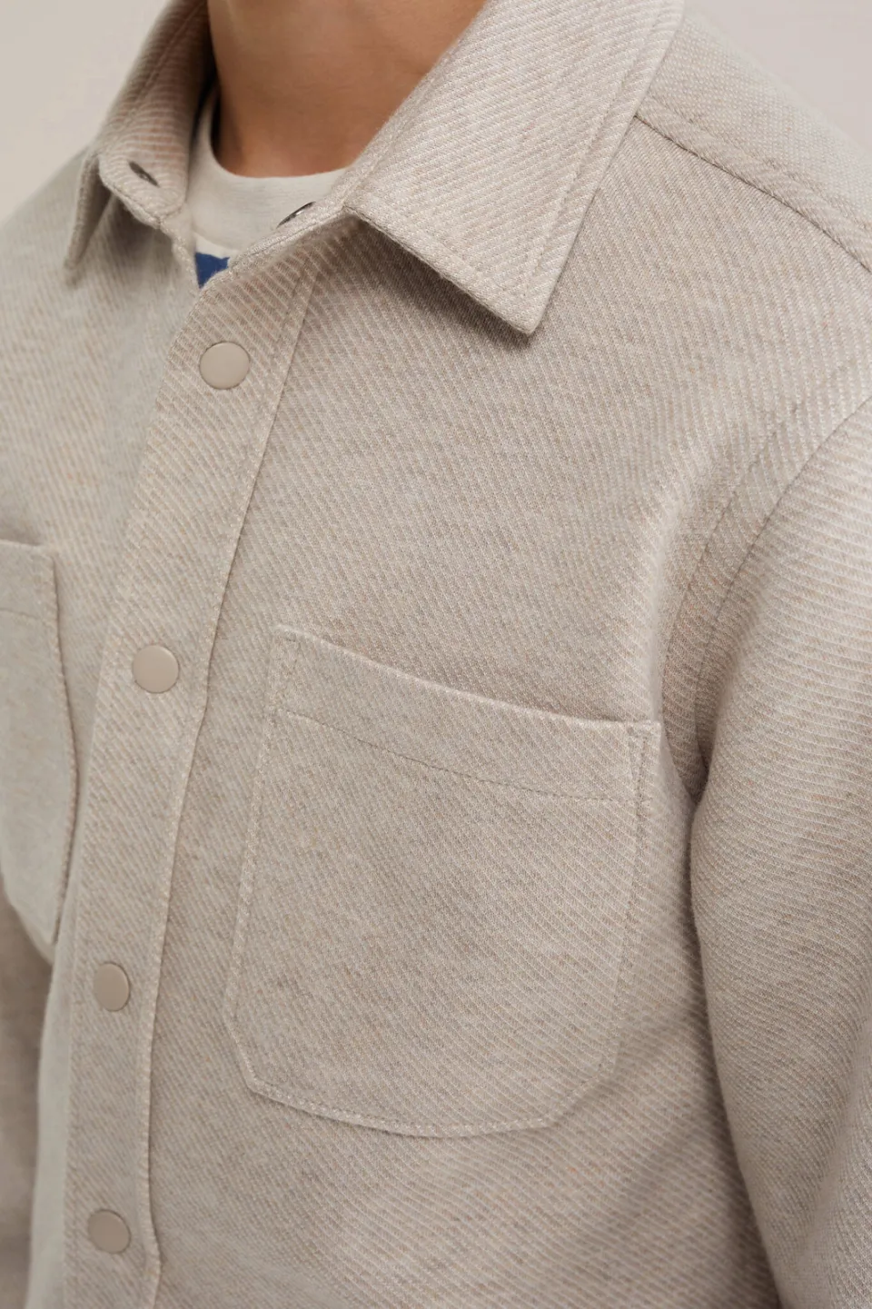 WE Fashion overshirt beige, foto 7