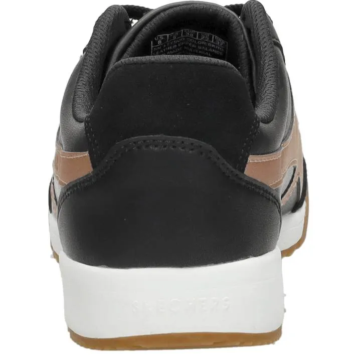 Skechers Zinger Metallic Roads lage sneakers zwart, foto 4