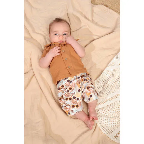 BESS casual korte broek bruin, foto 6
