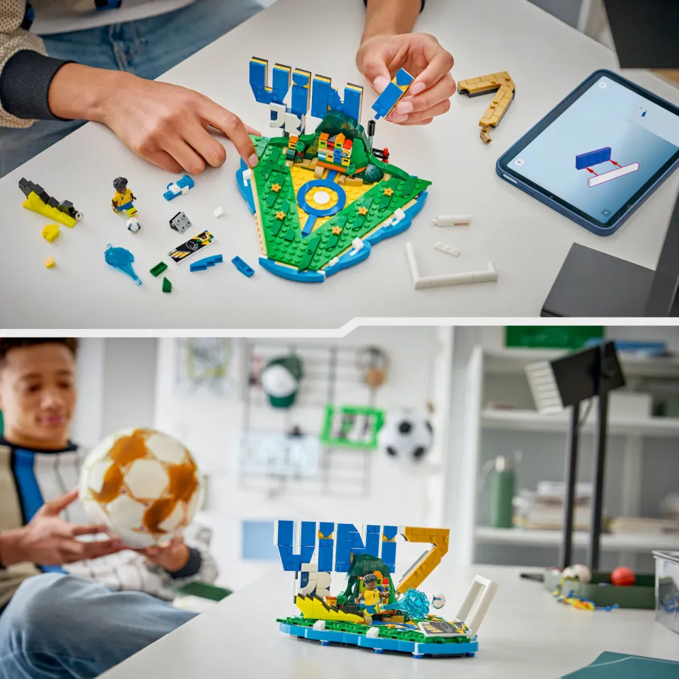 Lego Editions Sports Vini Jr. – Voetbalhoogtepunten Bouwpakket 43027, foto 6
