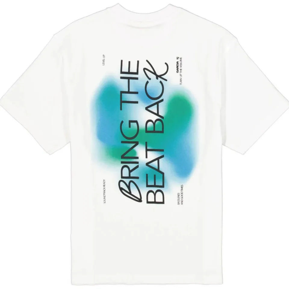 Garcia T-shirt met backprint wit, foto 5