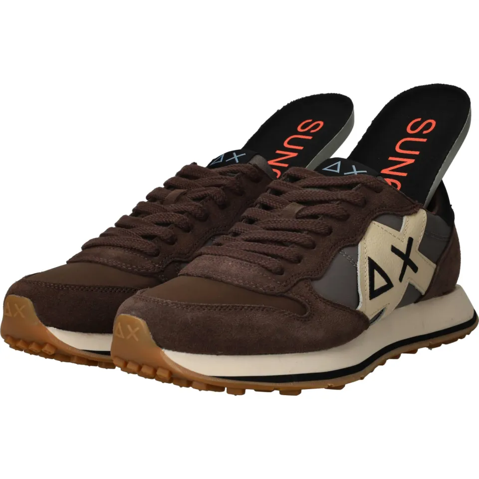 Sun68 Jaki 2.0 Bicolor sneaker bruin, foto 5