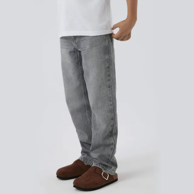 NAME IT KIDS loose fit jeans grey denim Light Grey Denim