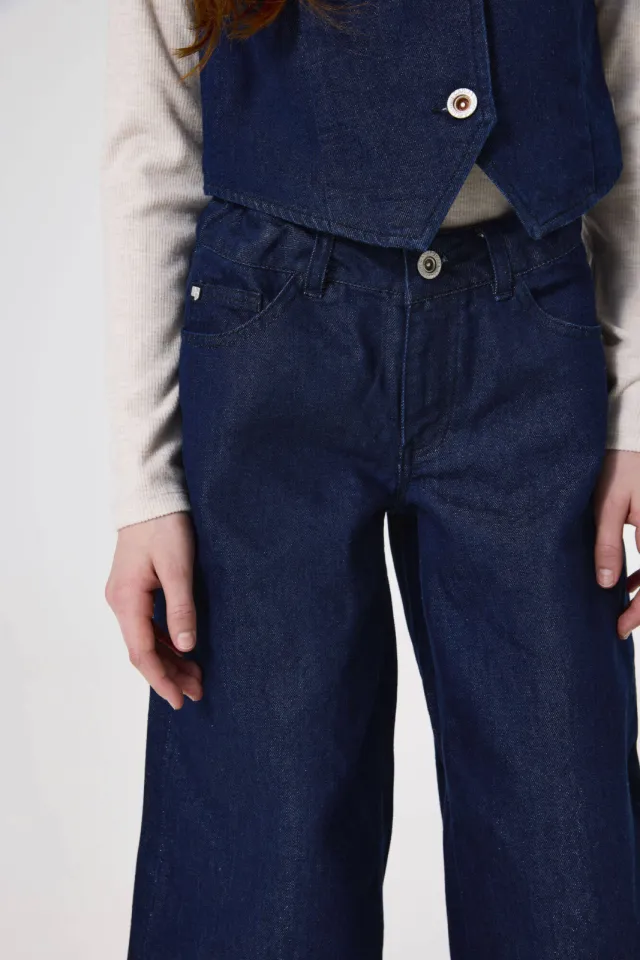 Garcia loose fit jeans dark blue denim, foto 4